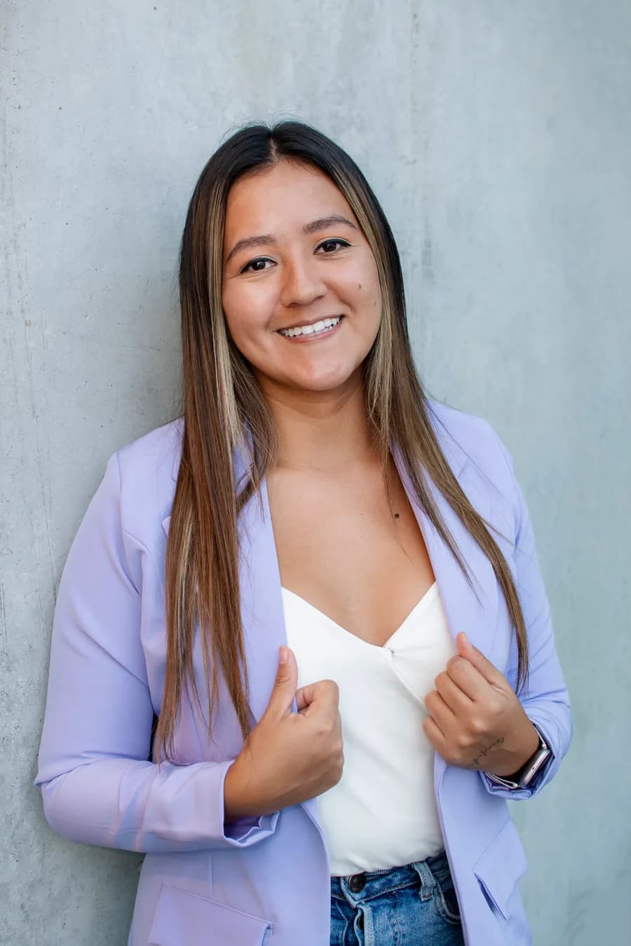 Stephania Peña Varón, professional accountant, in Santa Teresa